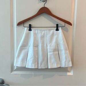 Billie Jean King Vintage White Colorful Tennis Skirt